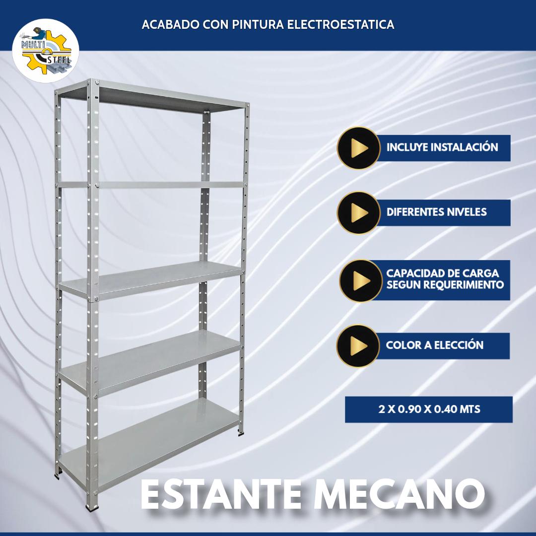 Estante tipo mecano